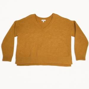 Lucky Brand Mustard V-Neck‎ Sweater - Women's L